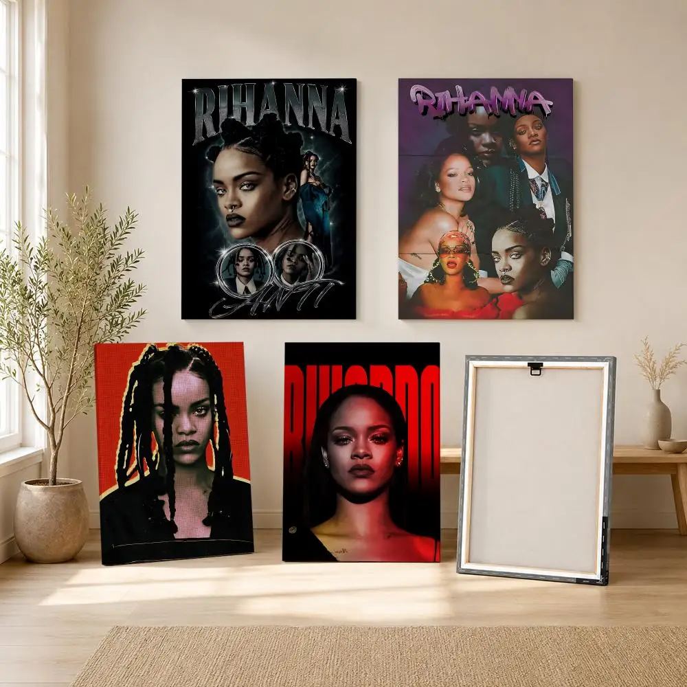 Best Seller R-Rihanna Painting Calligraphy Canvas Wall Art Living Room Bedroom Hallway ClearPrint Non-Fading&Gift