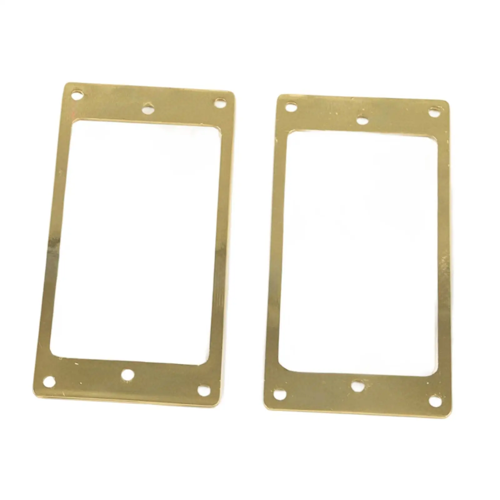 2 Pieces Humbucker Pickup Ring Aluminum Alloy Bridge Neck Pickups Cover Accessory Guitar Pickup Frame Ring Pickup Mounting Frame