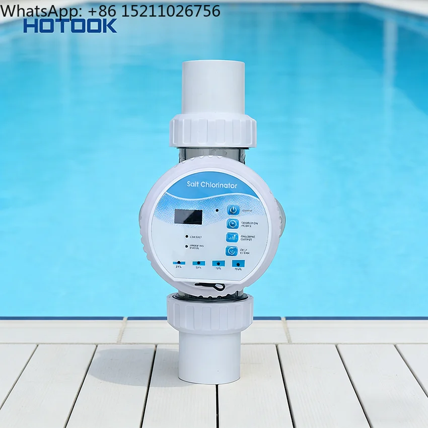Factory Portable 2-10g/h ABS Smart Salt Chlorinator with WiFi APP Control for Swimming Pool Filter OEM/ODM Customizable