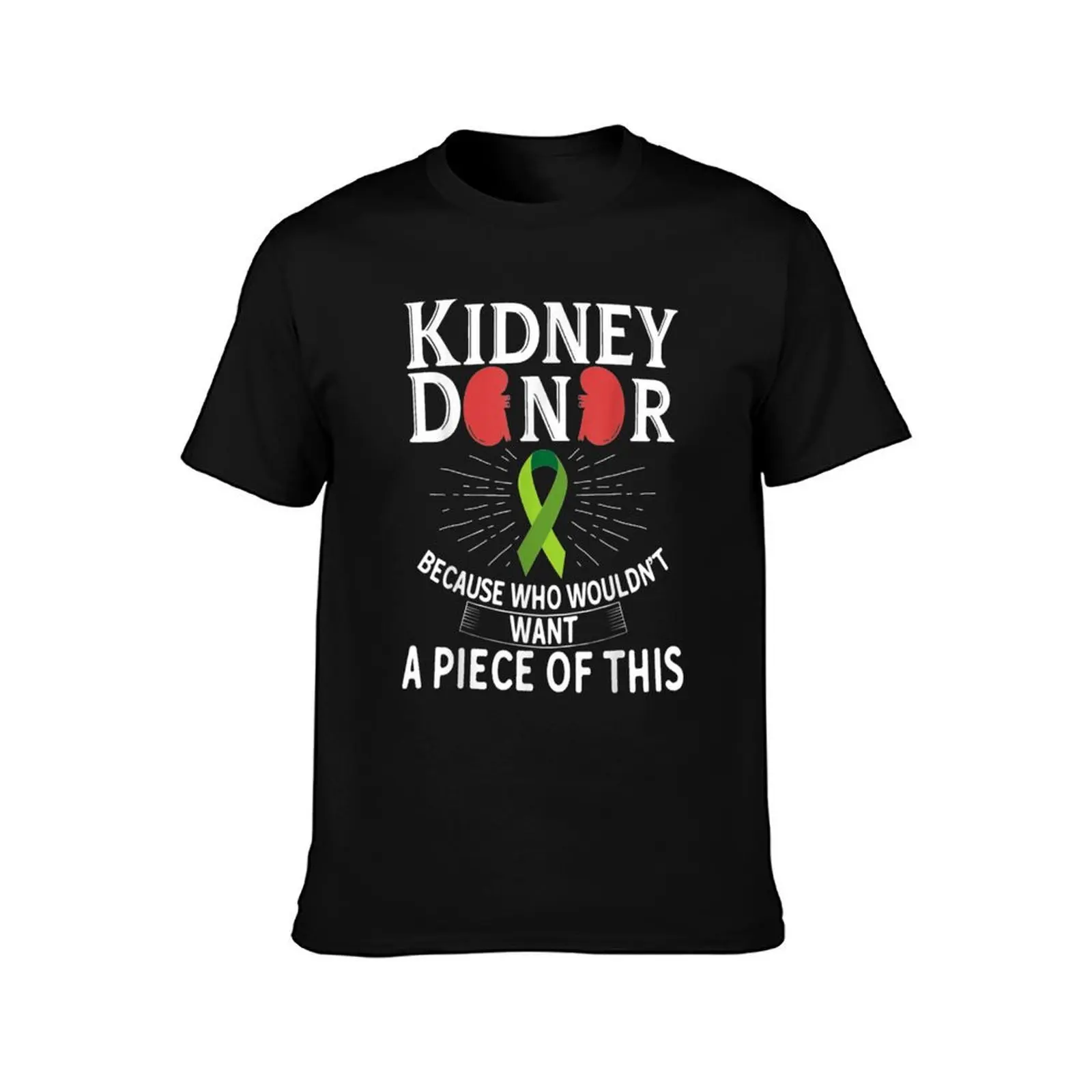 Kidney Donor Gift For Kidney Transplant Candidates T-Shirt, Summer Casual Cotton Tee, Oversized Streetwear Tops, 100% Cotton