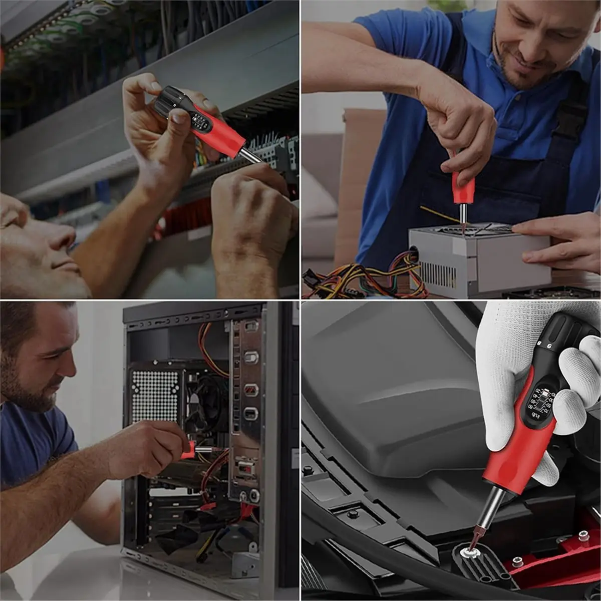 

AD10 46Pcs Torque Screwdriver Wrench Driver Set with 39 S2 Bits for Bike Repairing, Tools, Maintenance and Mounting