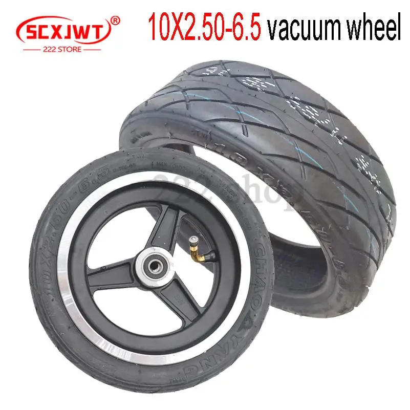 110x2.50-6.5 vacuum tubeless skateboard 10 inch wheel parts for Ninebot MAX G30 electric scooter
