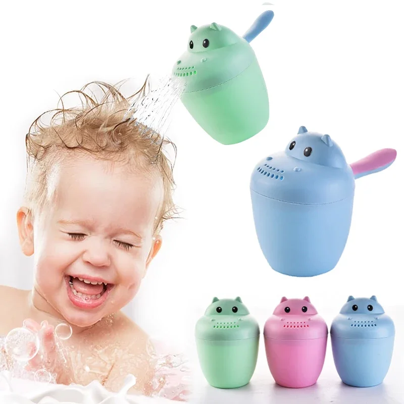 Baby Shampoo Rinser Durable Kids Shampoo Rinse Cup Bath Shower Washing Head Children Bathing Baby Shower Spoons