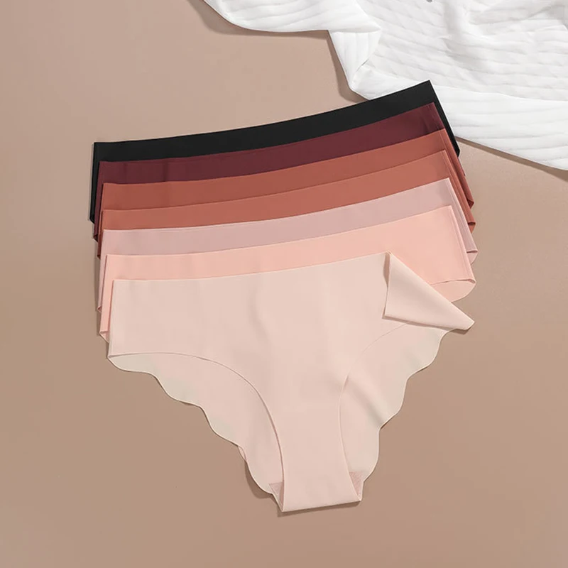 3つの女性のパンティーピース/ロット,波状カット,シームレスなビスチェ,綿の股間の下着,ランジェリーm l xl