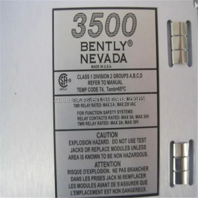 bently nevada 3500/61 (133819-02) Front module 3500/60 & /61 Temperature Monitors Hot item in