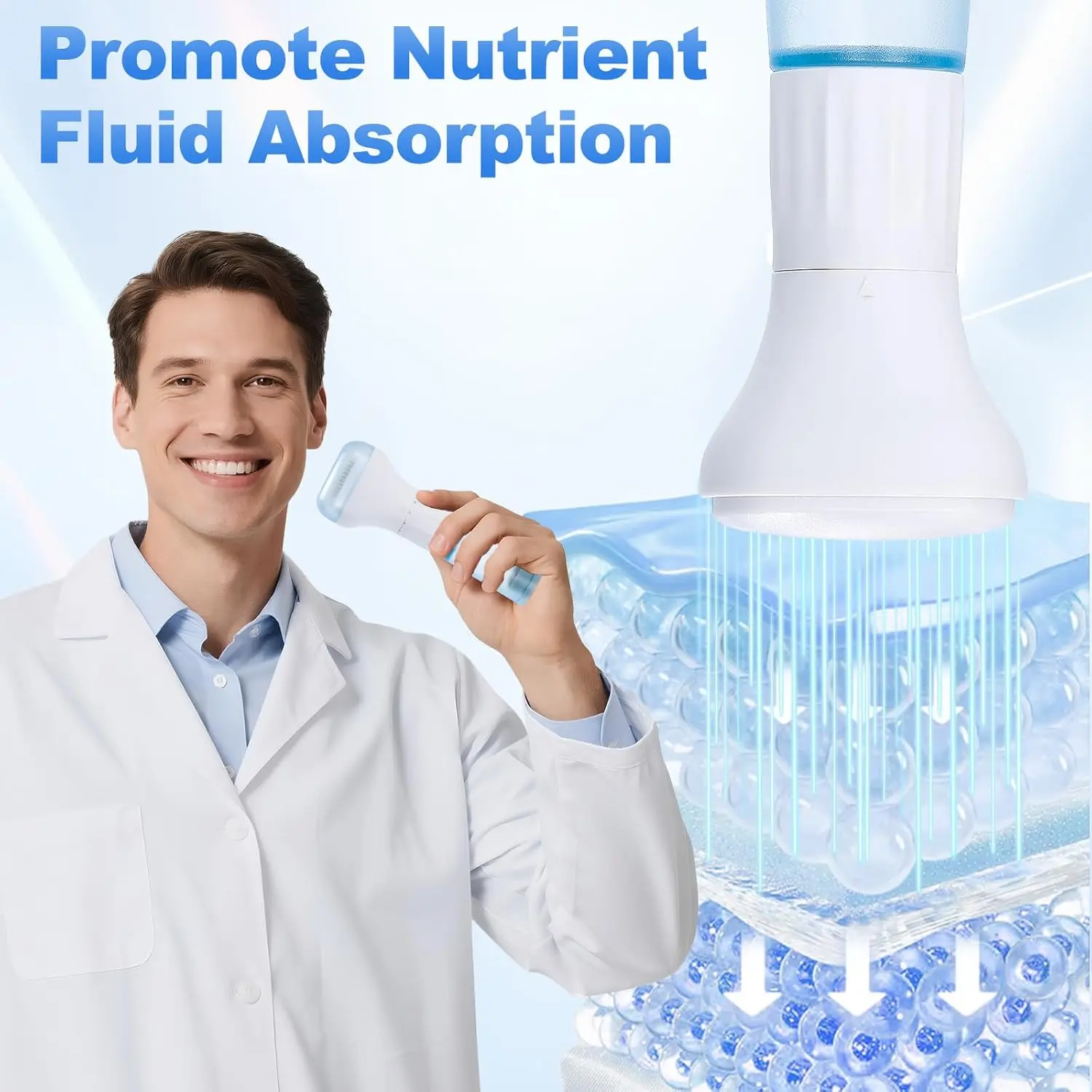 أداة ديما ستامب مايكرو إبرة للوجه - جهاز محمول للعناية الشخصية بإبر 0.25 مم (0.0098 بوصة)، لا حاجة إلى بطارية، مدمج #4