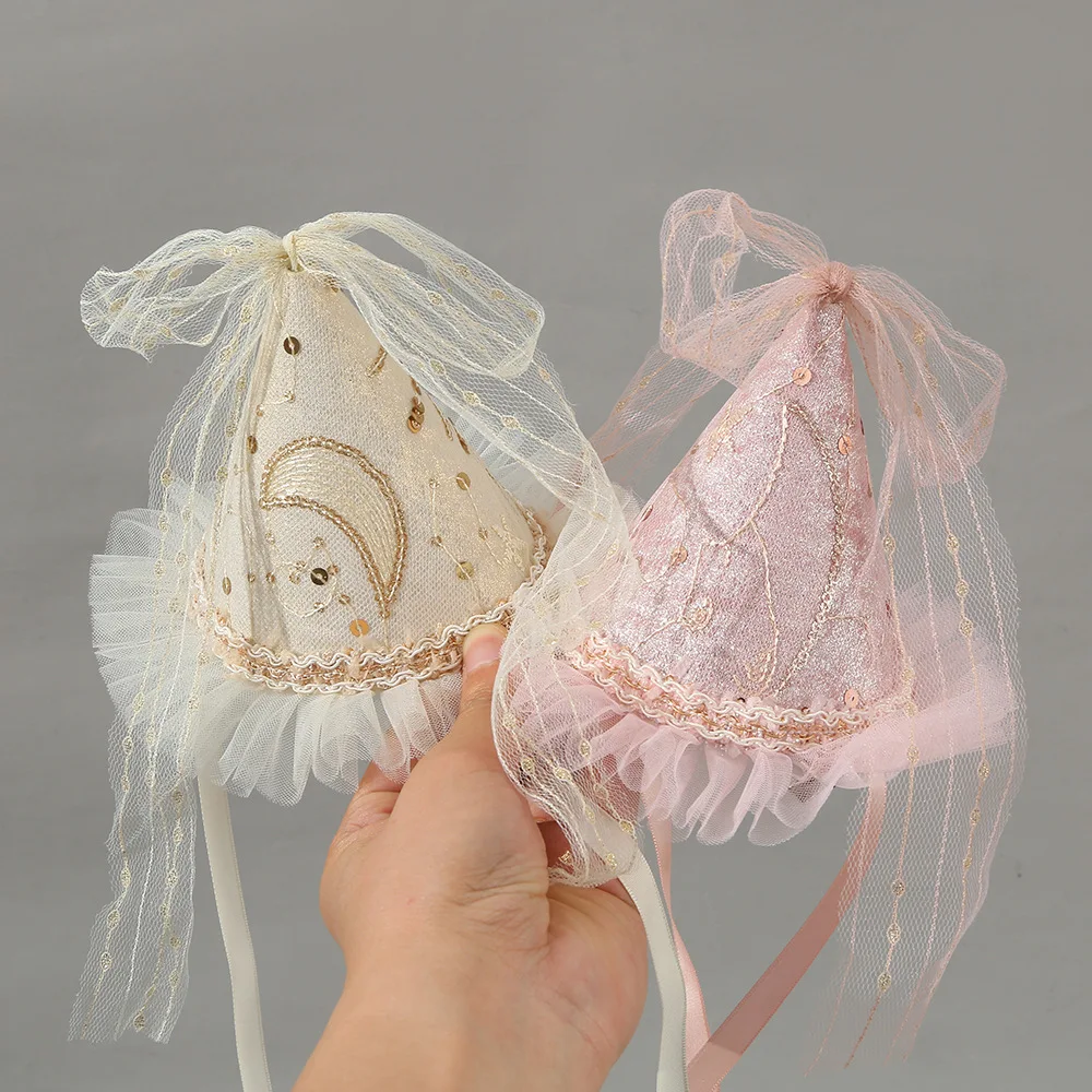 

Cute Kids Baby Girl Toddler Lace Crown Hair Band Headwear Headband Accessories Children Hair Accessories Hair Clips