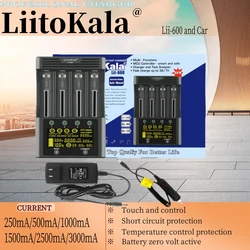 LiitoKala Lii-600 Lii-500S Lii-PD2 LCD 18650 bateria 3,7 V 18350 18500 21700 25500 26650 AA AAA NiMH ładowarka litowa