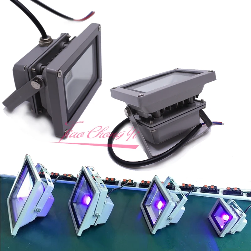 10w 20w 30w 50w 85-265V UV Glue Curing High Power UV led 395nm 365nm Floodlight Ultraviolet lamp