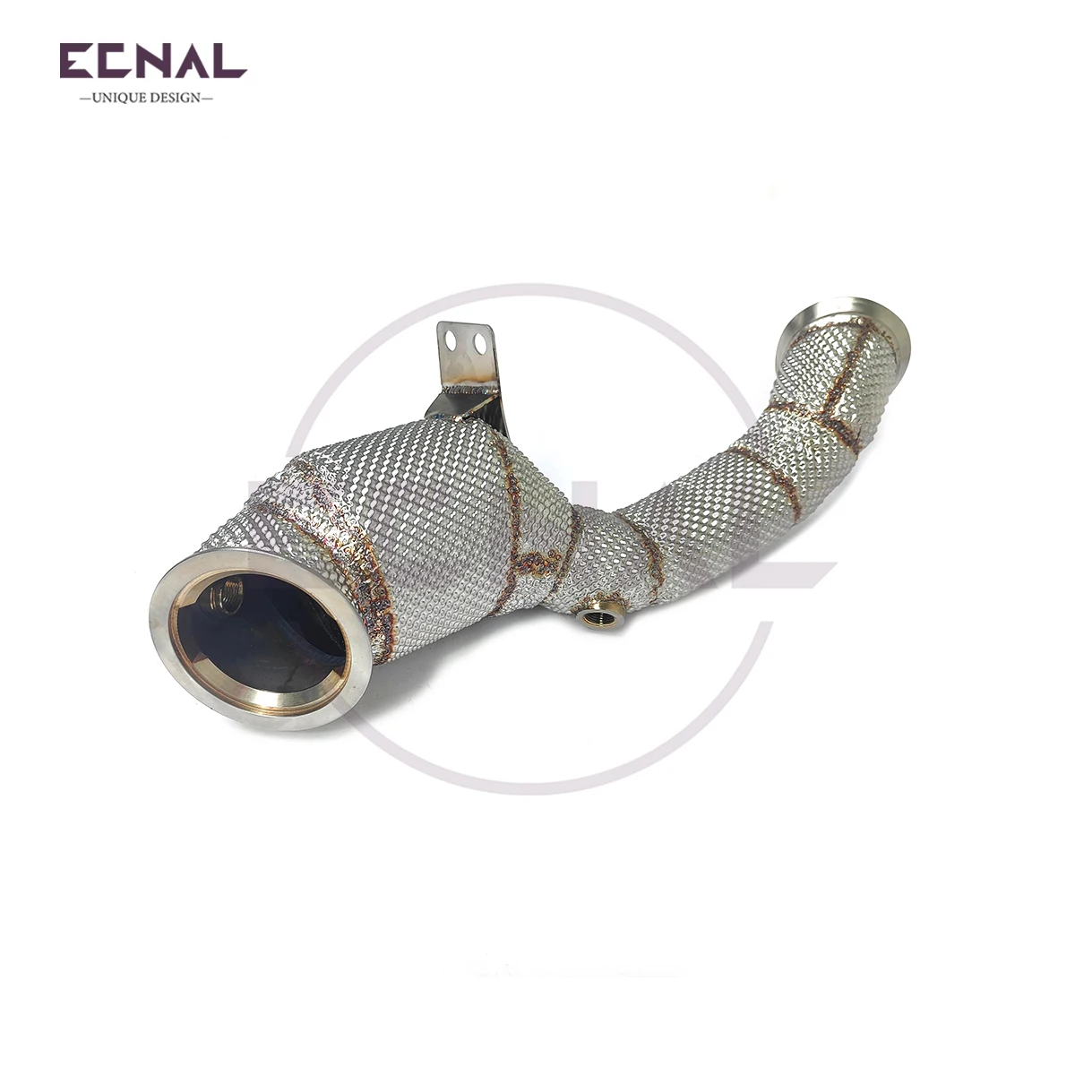 

Ecnal Exhaust Downpipe Right-Hand Driving for Mercedes Benz w205 C200 c250 c260 c300 2.0T 2015-2019 SS304 Exhaust Pipe System