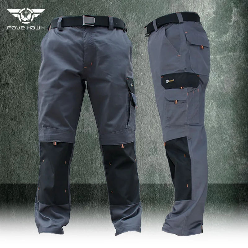 Men's Multi-pocket Tactical Pants Military Training Wear-resistant Cargo Pants Outdoor Windproof Ripproof Casuals Trousers Male