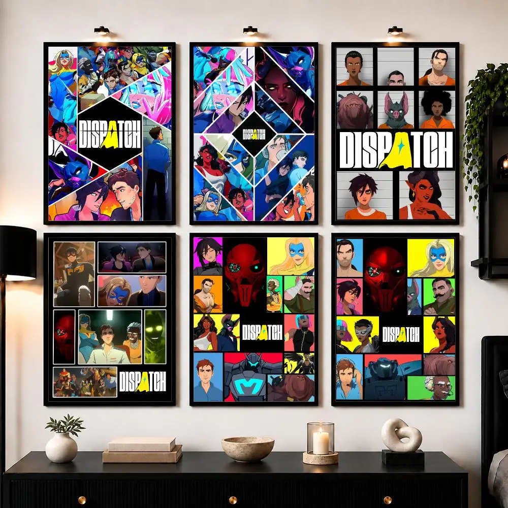 D-Dispatch Poster Wall Art Sticker For Living Room Bedroom Bar Home Decor Mural Painting Decoration