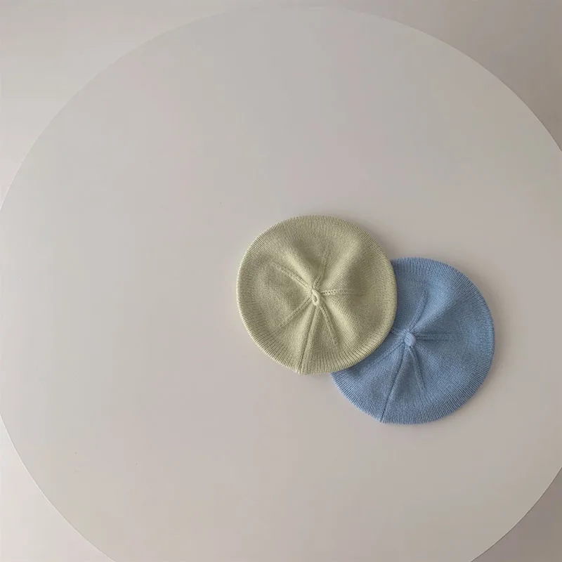 Baby Girls\' Beret Hat, Acessórios de Moda, Toddler Cap, Infantil Stuff, Primavera, Outono, Kids, 1-5Y