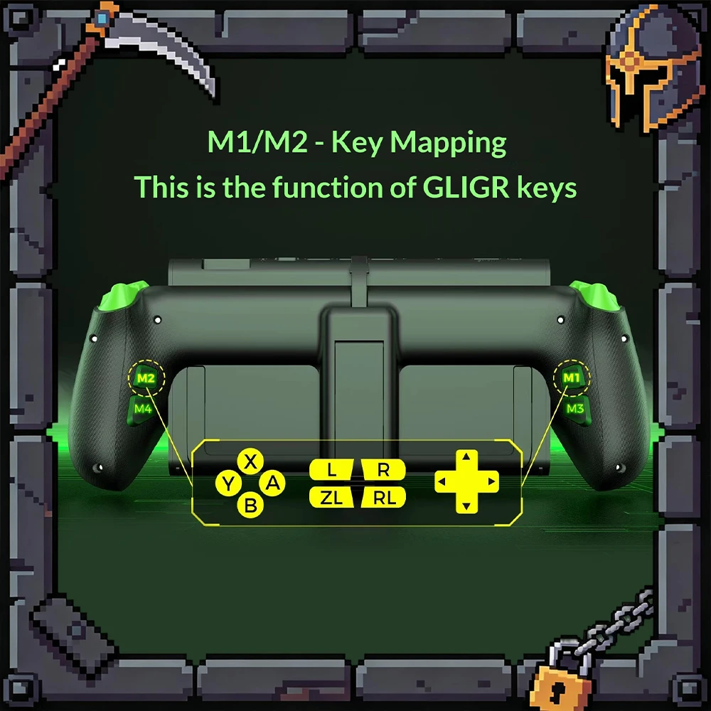 iine-switch2-controller-di-gioco-integrato-con-nove-assi-gamepad-cablato-con-vibrazione-a-doppio-motore-e-funzione-automatica-burst-regalo