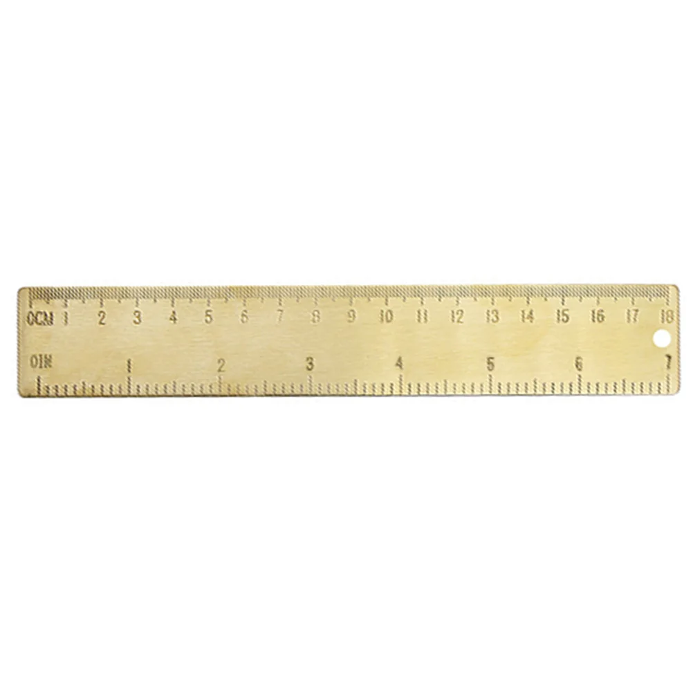 

Ruler Brass Multifunction Drawing Cute Engineering Scale for School Small Construction Rulers Multipurpose Student