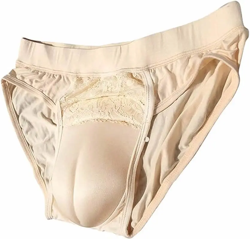 Hidden Gaff Underpants Shaping Pants Triangles, Camel