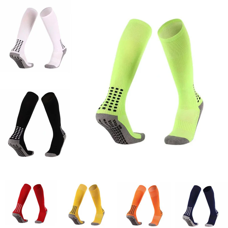 

Sports Knee Socks Soccer Professional Cycling Stripe Long High 2023 Stocking Breathable Non-slip Football Sock