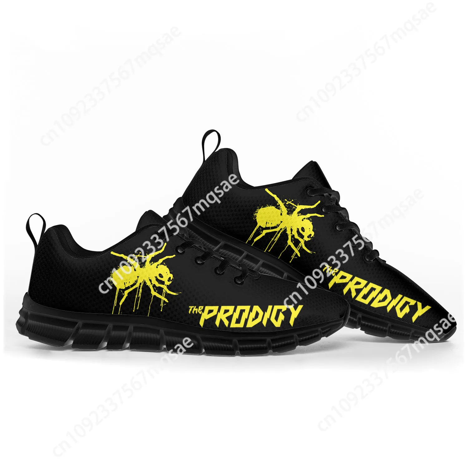 Chaussures de sport noires The Prodigy Rock Band Pop pour hommes et femmes, baskets décontractées pour adolescents et enfants, chaussures de couple personnalisées, haute qualité