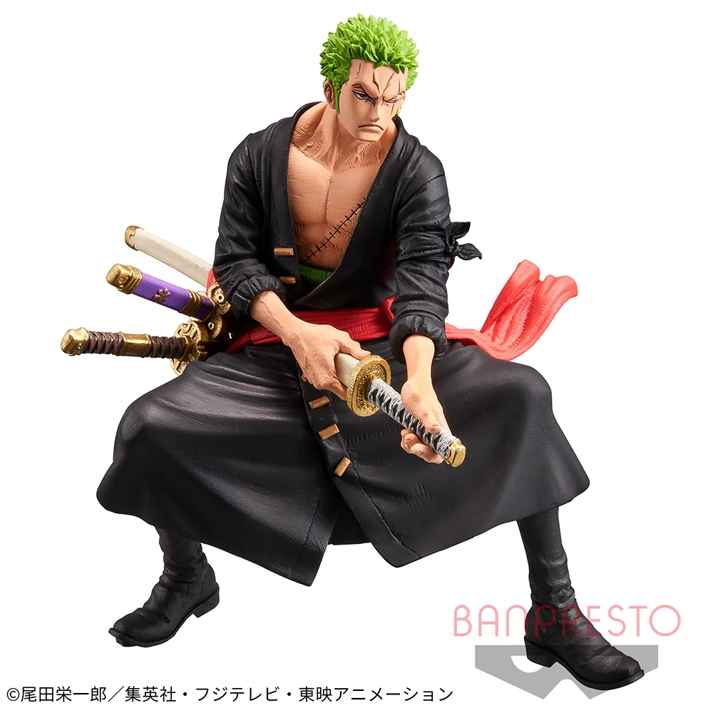 

BANDAI Banpresto One Piece KING OF ARTIST THE RORONOA ZORO-Wano Country II Figure Model Anime Genuine Boxed Toy