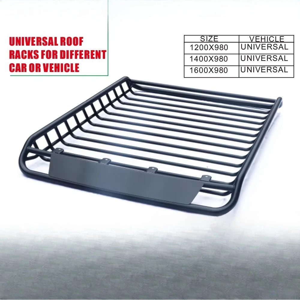 UNIVERSAL ROOF RACKS Off-road Roof Rack Heavy Duty Roof Mounted Basket Fit Different Car or Vehicle