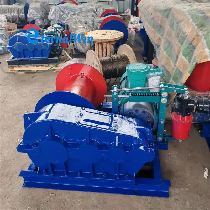 High-Speed Electric Winch Horizontal Cable Pulling Electric Winch 5ton Capacity