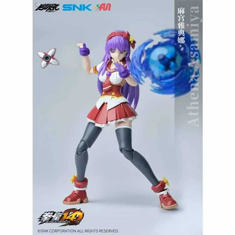 Degenerator Industry Model Kit SNK The King of Fighters Asamiya Athena Anime Action Assembly Model for Boys Foam Box Protection