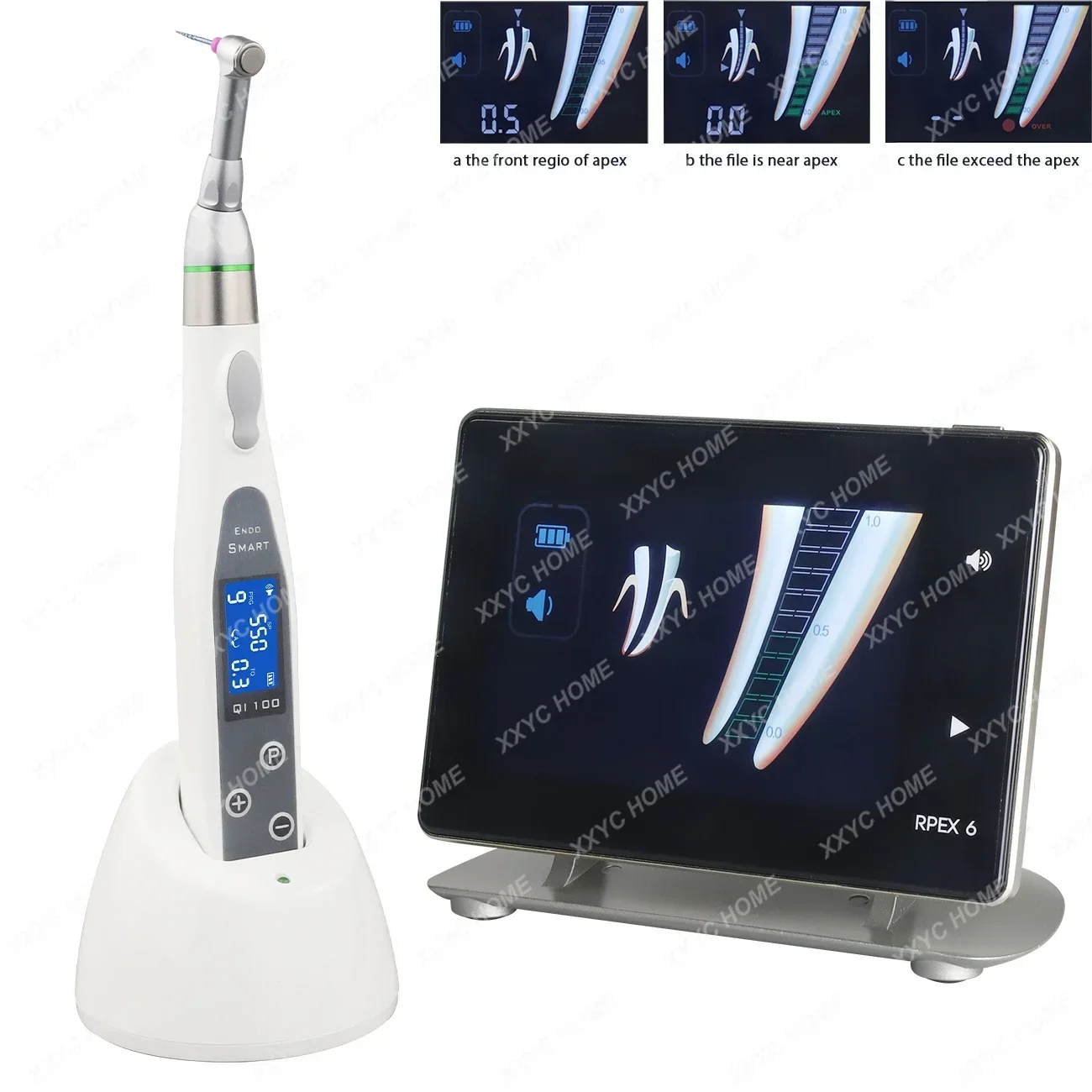 

Dental Apex Locator Endodontic with Endo Motor Dentistry Equipment LCD Screen Dentist Root Canal Length Measuring Instrument