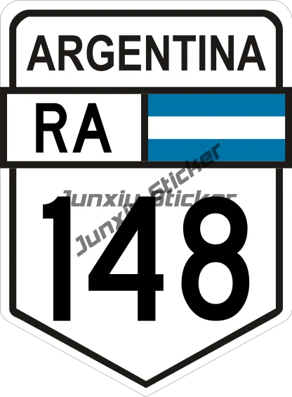 Argentina Ruta 40 Car Sticker Patagonia Ruta40 Misiones 12 Tucuman RA Ruta 9 Waterproof Cover Scratches Decal Accessories Decor