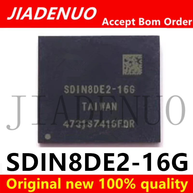 (1pcs)100% New Original SDIN8DE2-16G TFBGA-153 16G BGA Chipset