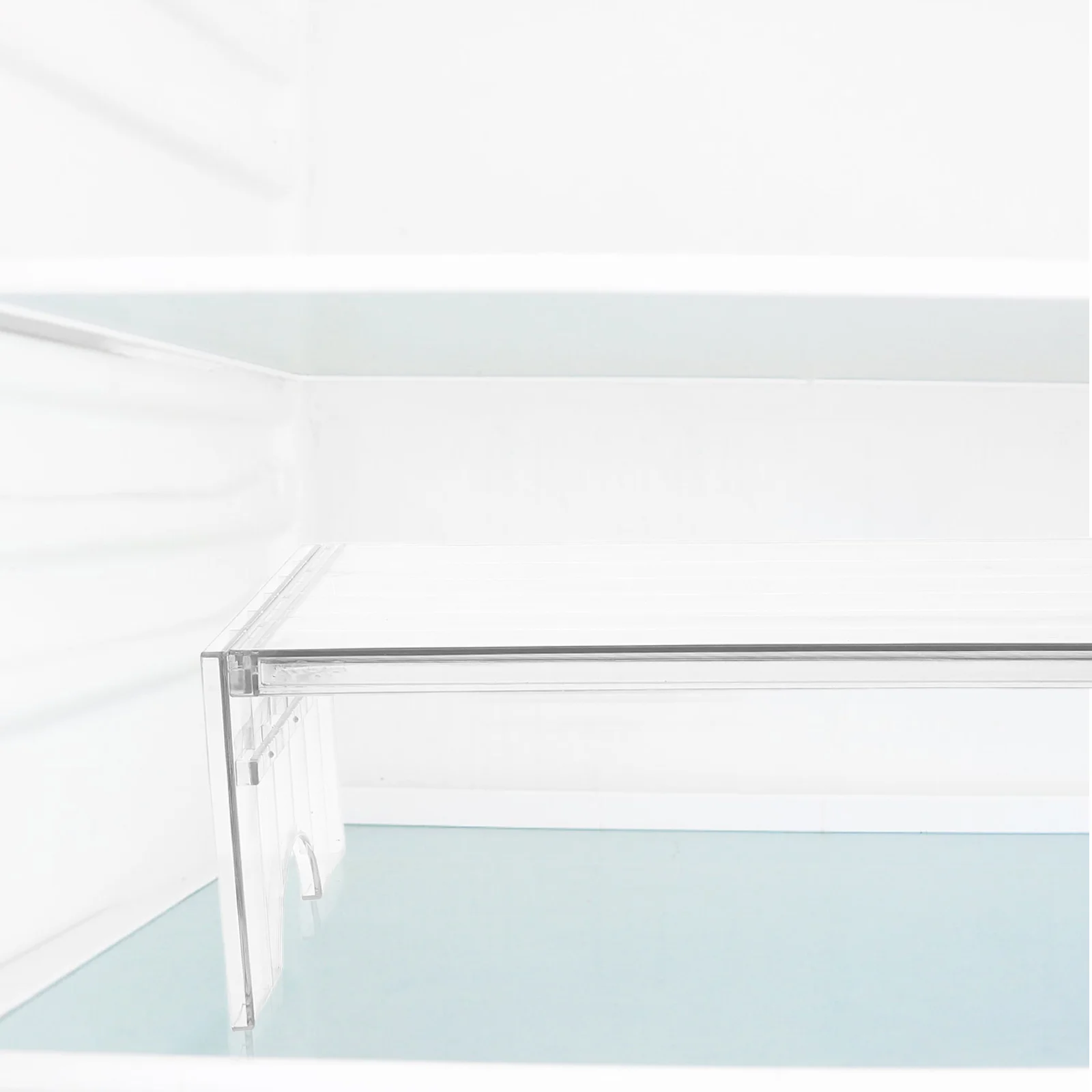Adjustable Refrigerator Shelf Organizer Stackable Expandable Cabinet Shelf Divider Fridge Storage Rack Freezer Organizer