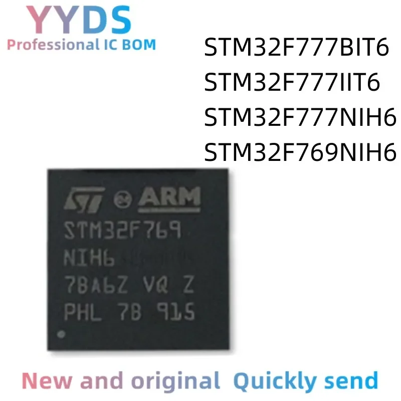 

STM32F769NIH6 STM32F777BIT6 STM32F777IIT6 STM32F777NIH6 Original Integrated Circuit