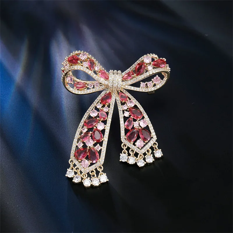 

High-end, niche, elegant French bow brooches and tassel brooches, as well as fashionable and versatile coat accessories