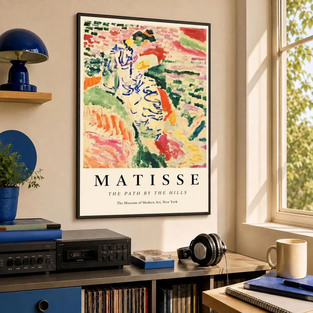 Artist H-Henri Matisse Poster HD PP Waterproof Wall Decor for Living Room Bedroom Gaming Room Cafe Unique Gift