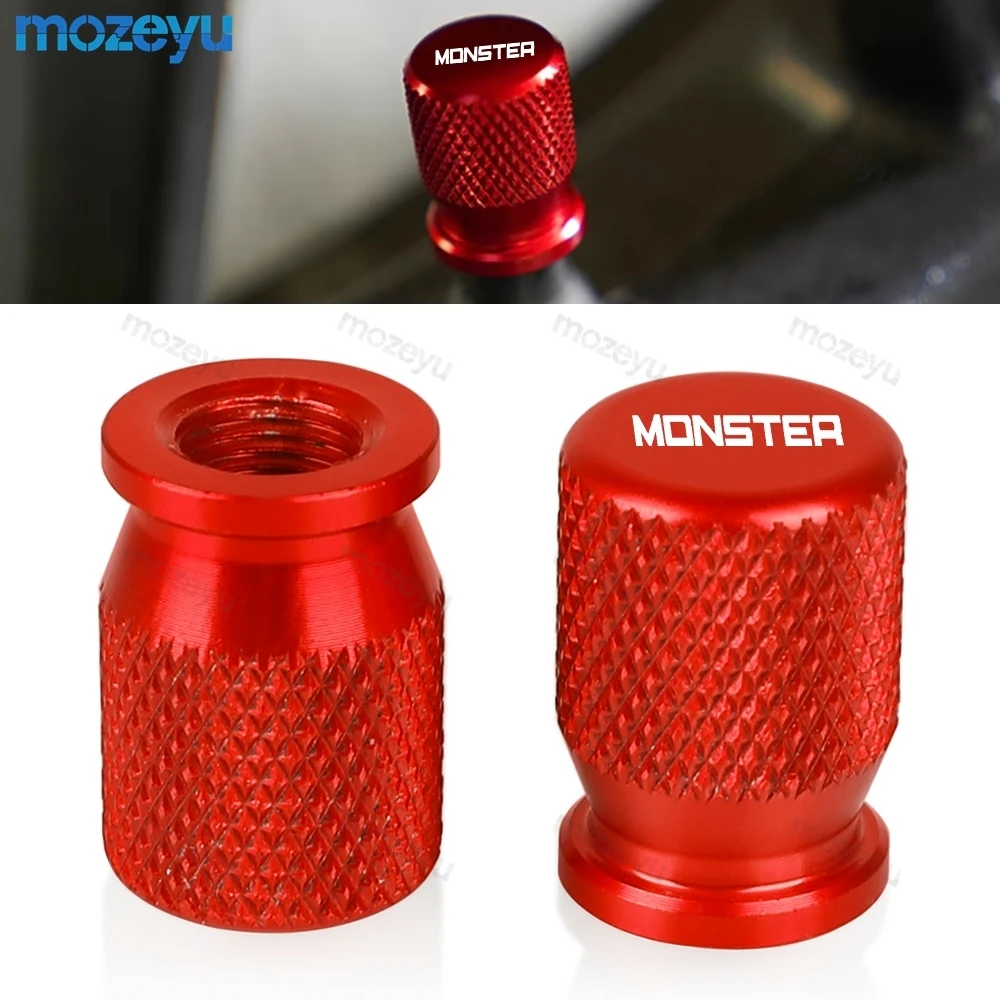

2PCS Motorcyle Aluminium Wheel Tire Valve caps Airtight Covers For DUCATI MONSTER 950 937 Monster 937 950 CNC Accessories