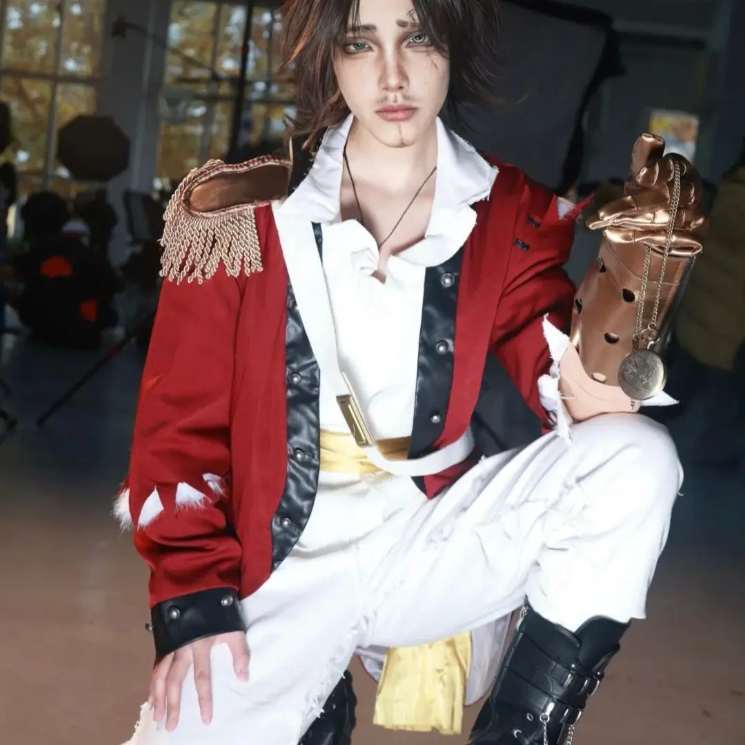 

Jose Baden Cosplay Costume Identity V First Officer Suit Handsome Uniform Halloween Carnival Suit Fancy Outfits