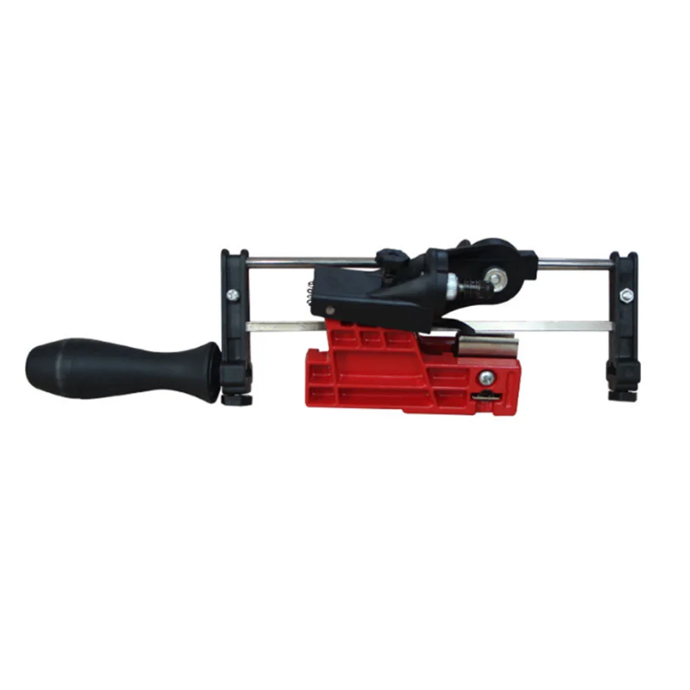 Multi-angle Chain Saw Sharpener Guide With 3 File Blades (red) Chainsaw Chain Sharpener Guide Garden Outdoor Power Tools