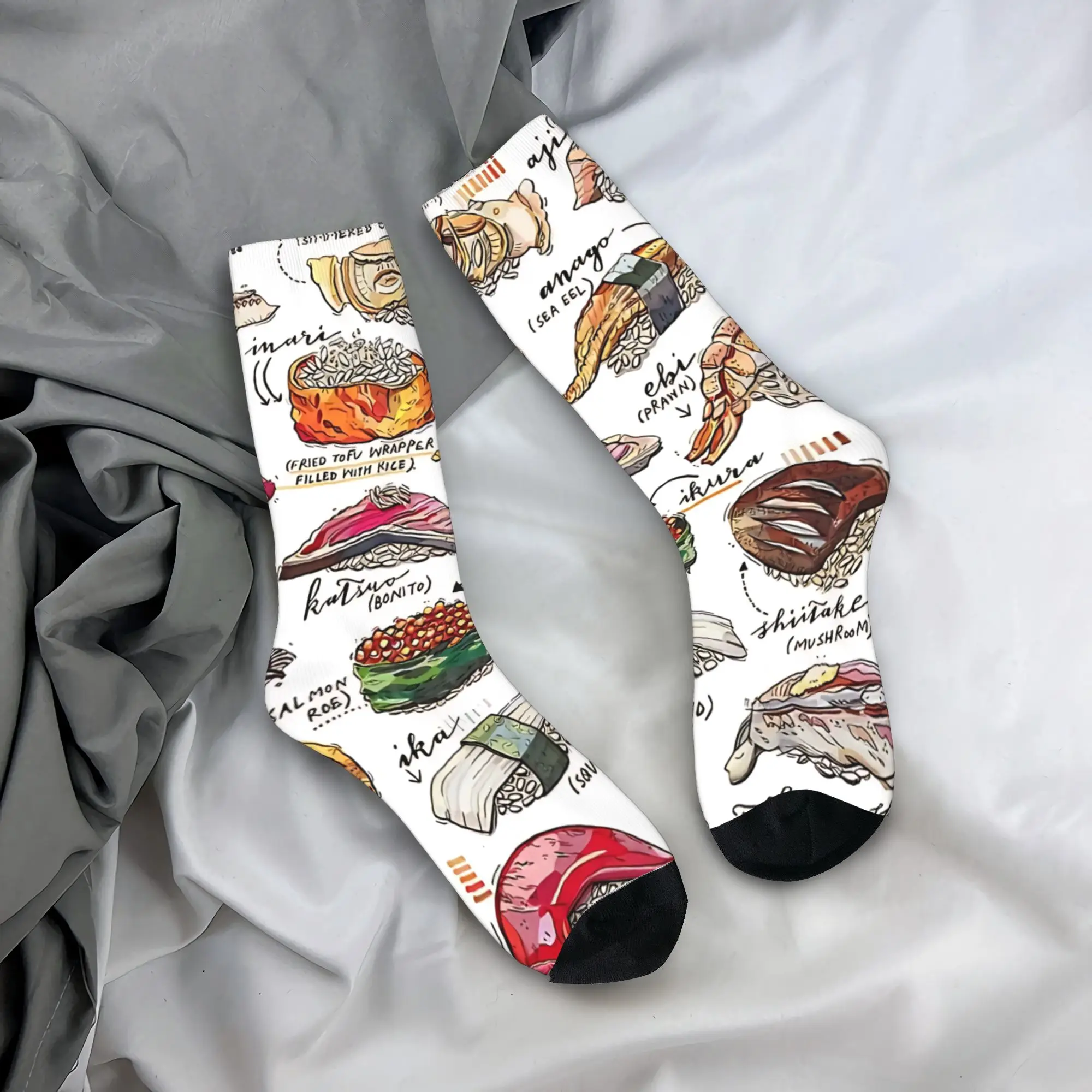 Kind Of Sushi Cover Socken Herrensocken Hochwertige Modesocken Frühlings-Klettersocken Rutschfeste Maßgeschneiderte Socken Geschenkidee