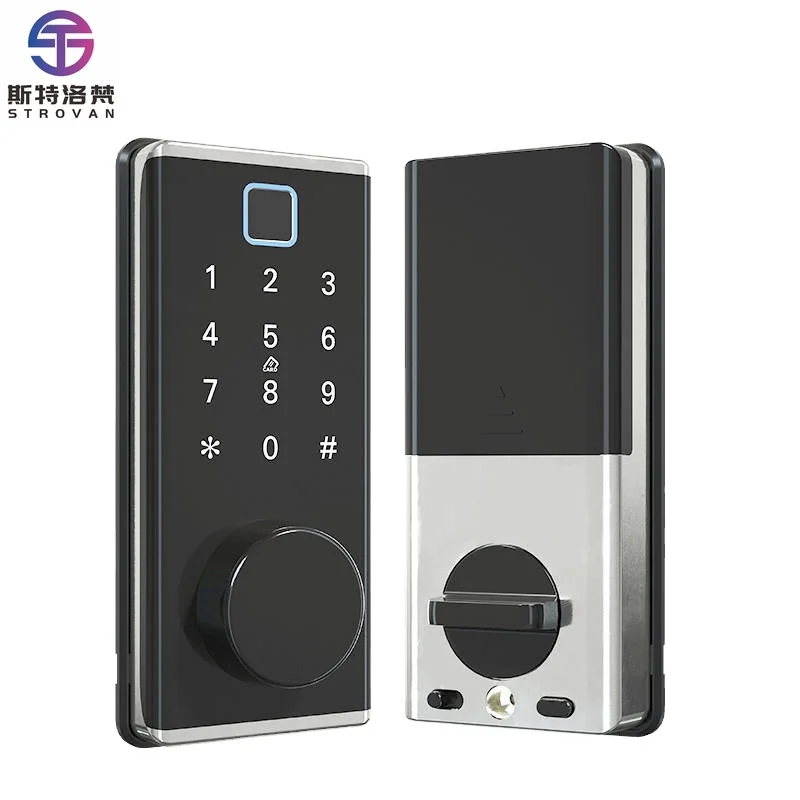 

Smart Door Locks with Fingerprint & Card Reader Digital Keypad Cylinder Lock with High Security & Convenience