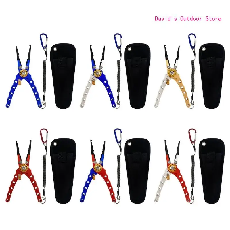 

Multifunctional Tackle Fishing Pliers Grippers Lip Grip Fish Clamps Tackle Grabber Keeper Hook Remover Tools Line Cutter X3UA