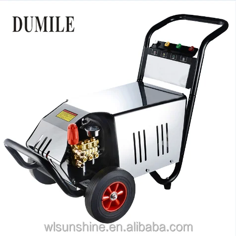 Portable Electric High Pressure Cleaner 7.5Kw 250Bar Industrial Commercial Car Washing Machine with Italy Annovi Reverberi Pump