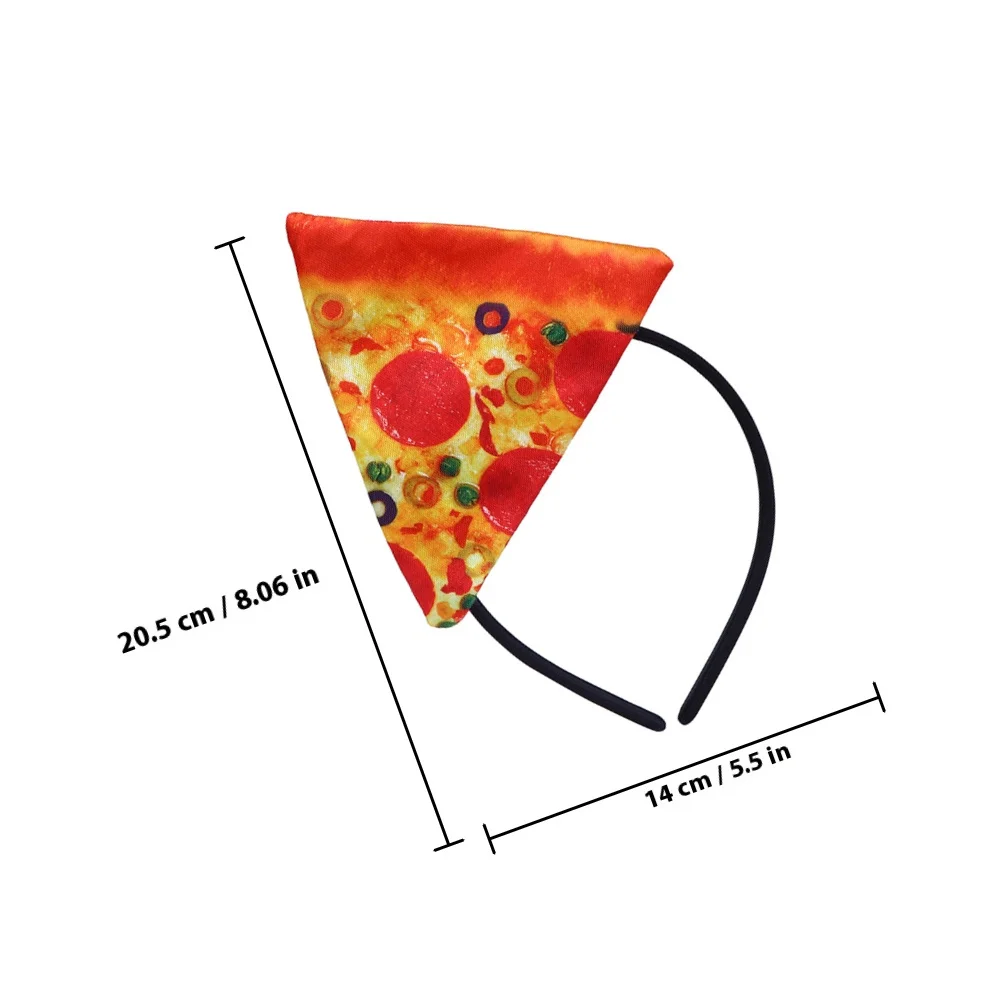 2 stuks pizza hoeden grappige voedsel hoed Halloween cosplay kerst kostuum accessoires voor kinderen en volwassenen feestdecoraties