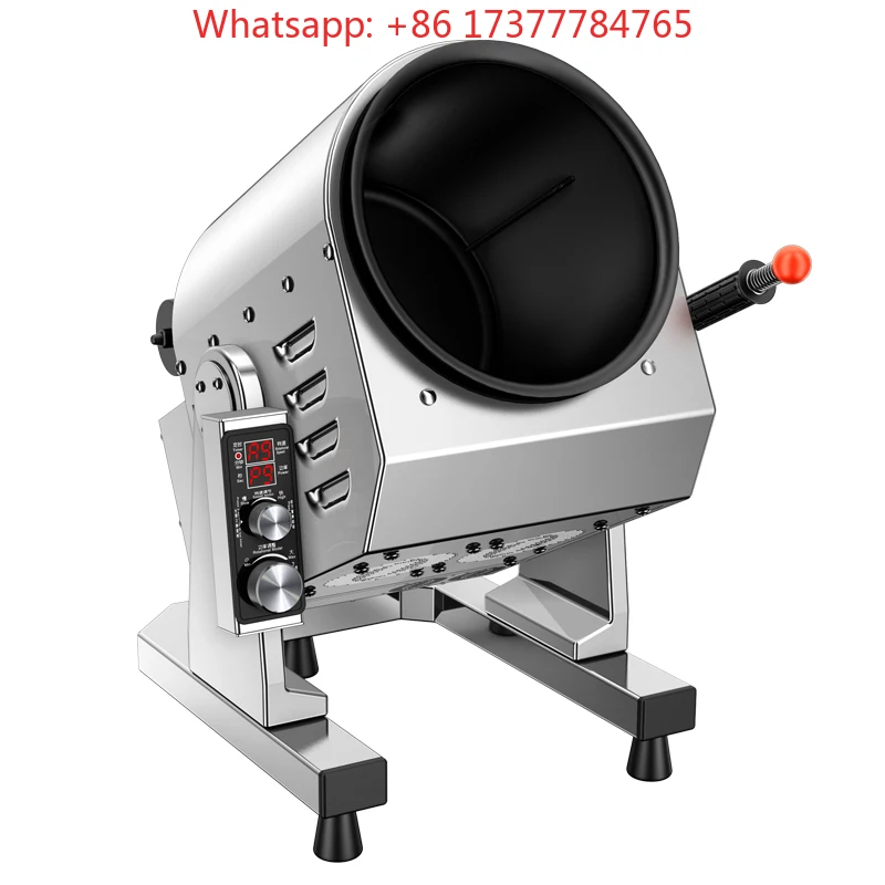 High-Power 3500W Automatic Stir Fry Robot Professional Factory Kitchen Rotating Wok Pot Cooking Machine