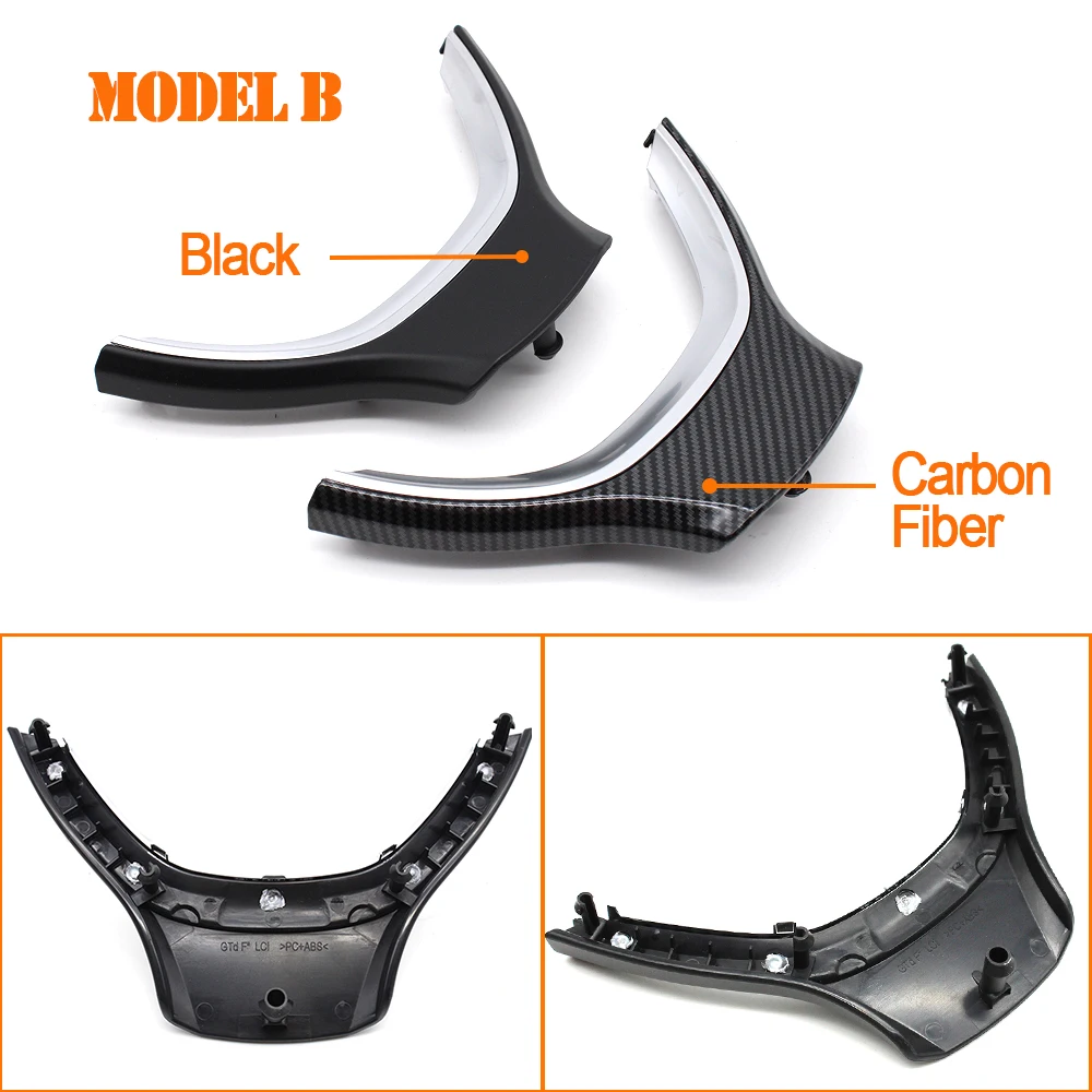 Interior Car Steering Wheel Cover Panel Trim For BMW 5 5GT 6 7 Series F10 F11 F07 F06 F12 F01 F02 32336787421 32336787441