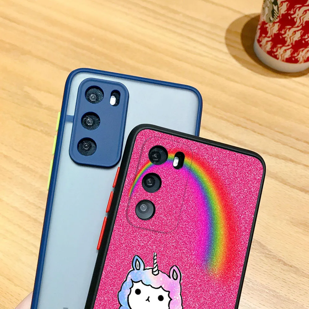 Phone Case for Redmi Note 12 4G 11s k40 12s Xiaomi 14 11 Lite 11t 12t 12c x Alpaca Llama Animal Matte Frosted Translucent Cover