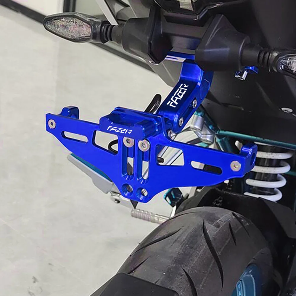 

Fender Eliminator Adjustable License Plate Holder Bracket CNC For Yamaha FZ1 FZ-1 FZ6 FZ-6 FZ8 FZ-8 Fazer 150 250 400 1000 2024