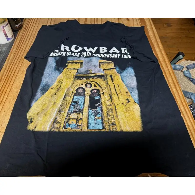 Crowbar Broken Glass 20th Anniversary Tour T-Shirt DOWN! EYEHATEGOD!