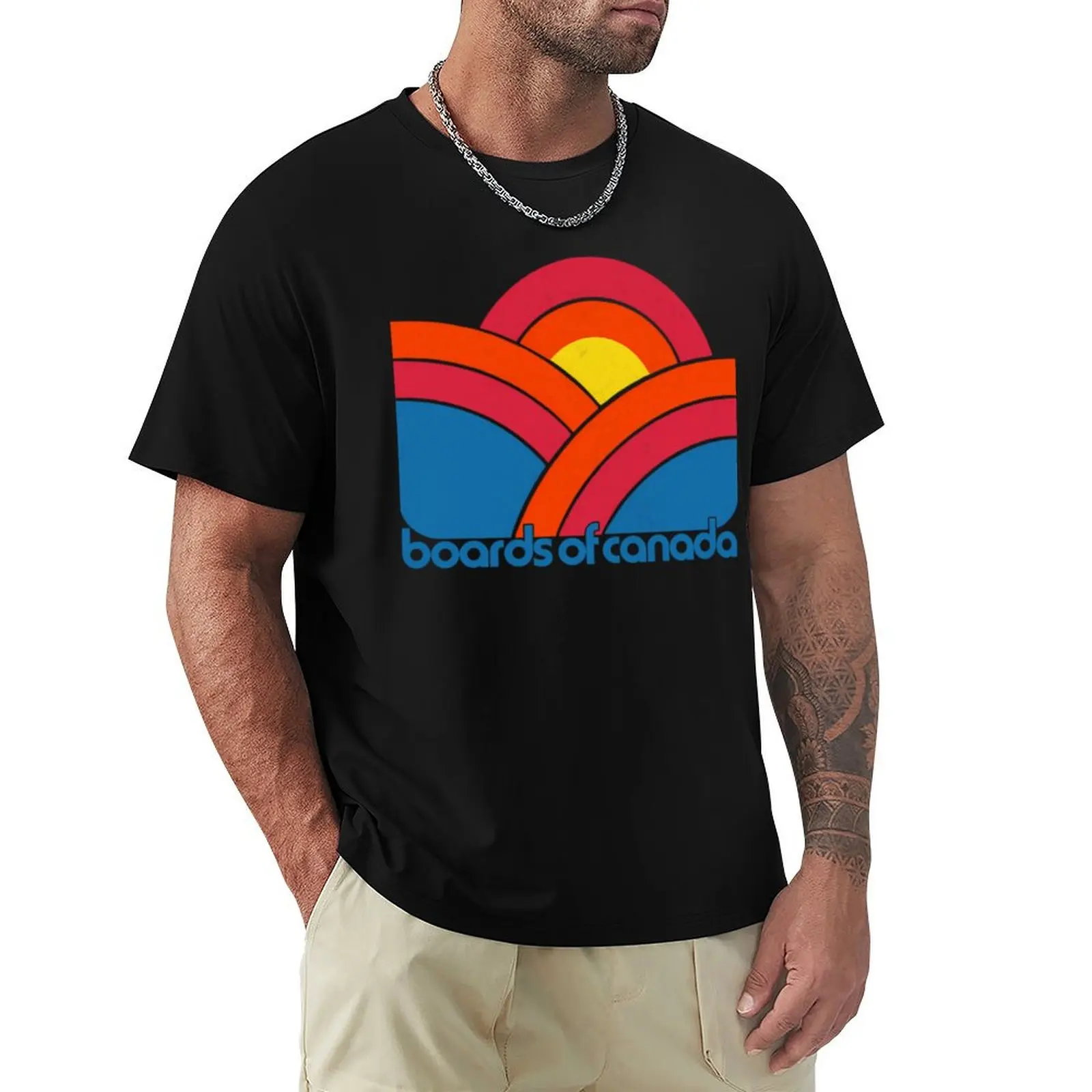 Boards Of Canada Minimal T-Shirt Graphic Print Short Sleeve T-Shirt
