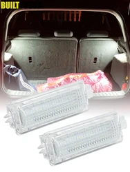 2Pcs Canbus LED Luggage Compartment Lights Cargo Trunk Lamps For Ford Focus Kuga Edge Puma MK2 Mustang Mondeo 6000K Xenon White