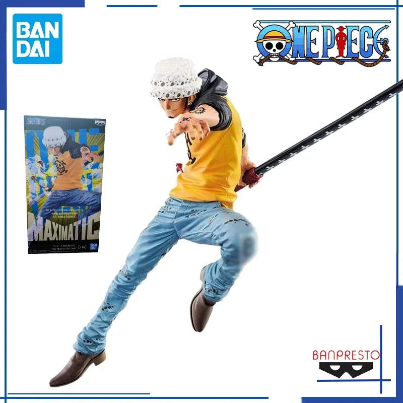 Оригинальная аниме-фигурка Bandai One Piece MAXIMATIC Super Full Trafalgar D. Water Law Battle, коллекционная модель из ПВХ, подарок