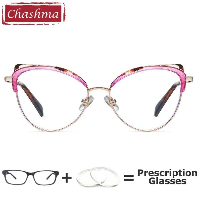 

Женские очки по рецепту, линзы для близорукости, модные очки «кошачий глаз», оптические очки для чтения с рецептами, модные очки с темными линзами